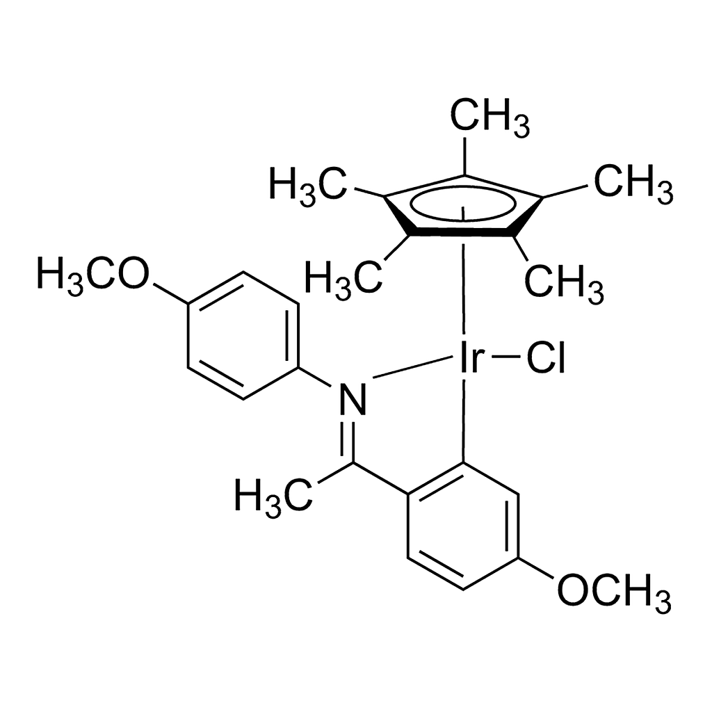 Merck Chloro(5-methoxy-2-{1-[(4-methoxyphenyl)imino-N]ethyl}phenyl-C)(1,2,3,4,5-pentamethylcyclopentadienyl)iridium(III)