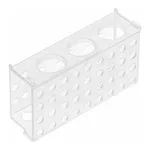 AS ONE 4-Way Tube Rack 5 Pieces Clear