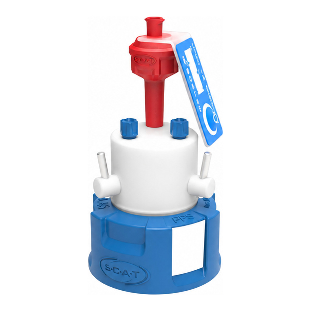 Safety Cap II, GL45, 2 x shut-off valve