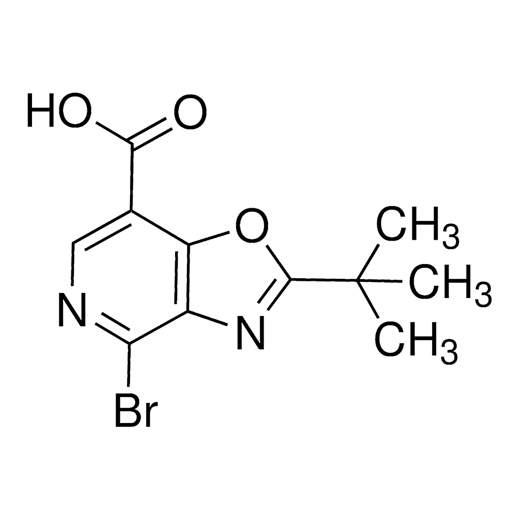 Merck 4-Bromo-2-(tert-butyl)oxazolo[4,5-c]pyridine-7-carboxylic acid