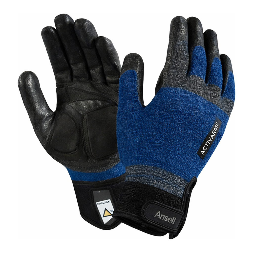 Daihan Science Ansell ActivArmr Heavy Laborer Cut Resistance Glove, DuPontTM Kevlar with Stainl