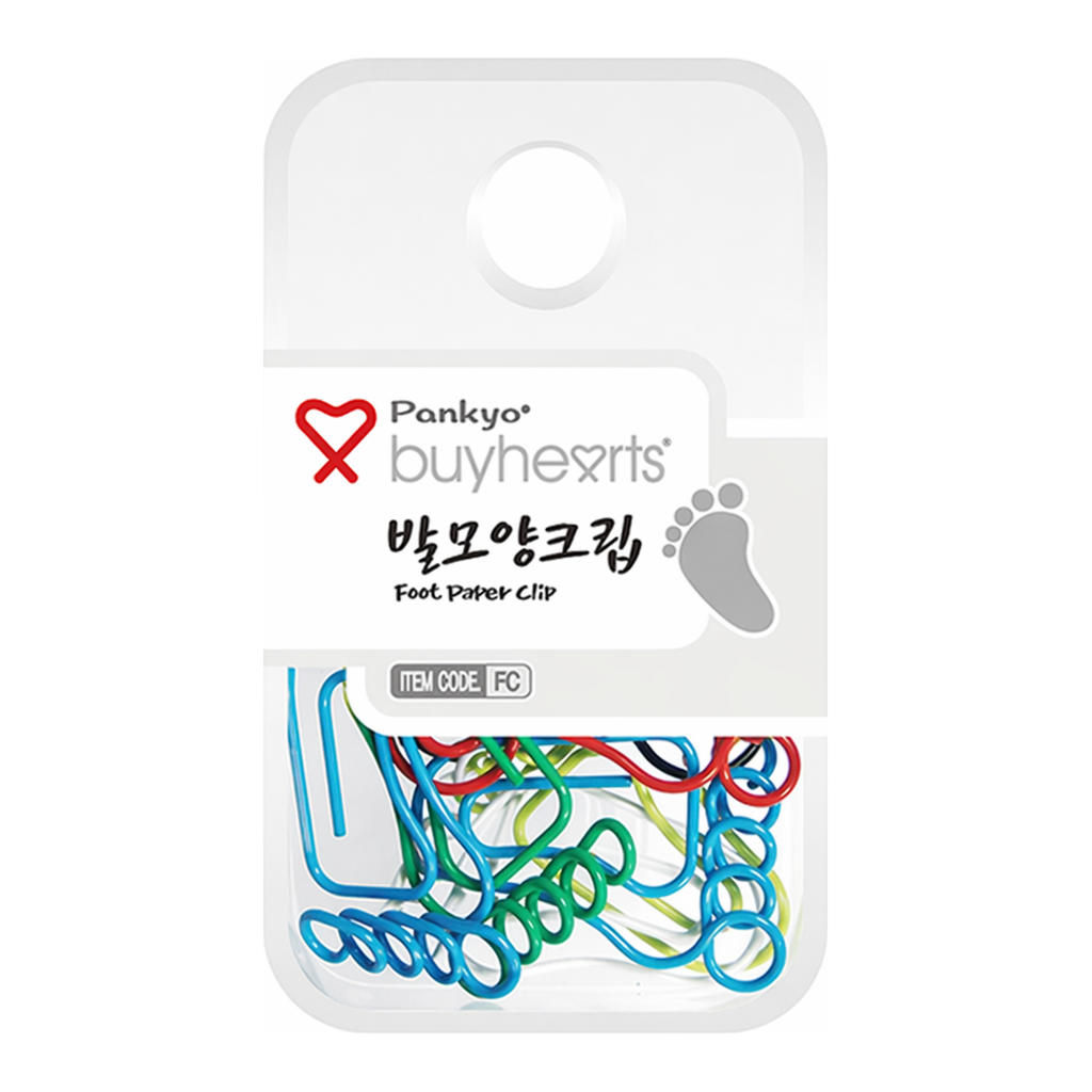 OFFICENEX 바이하츠 발모양크립(13개입)
