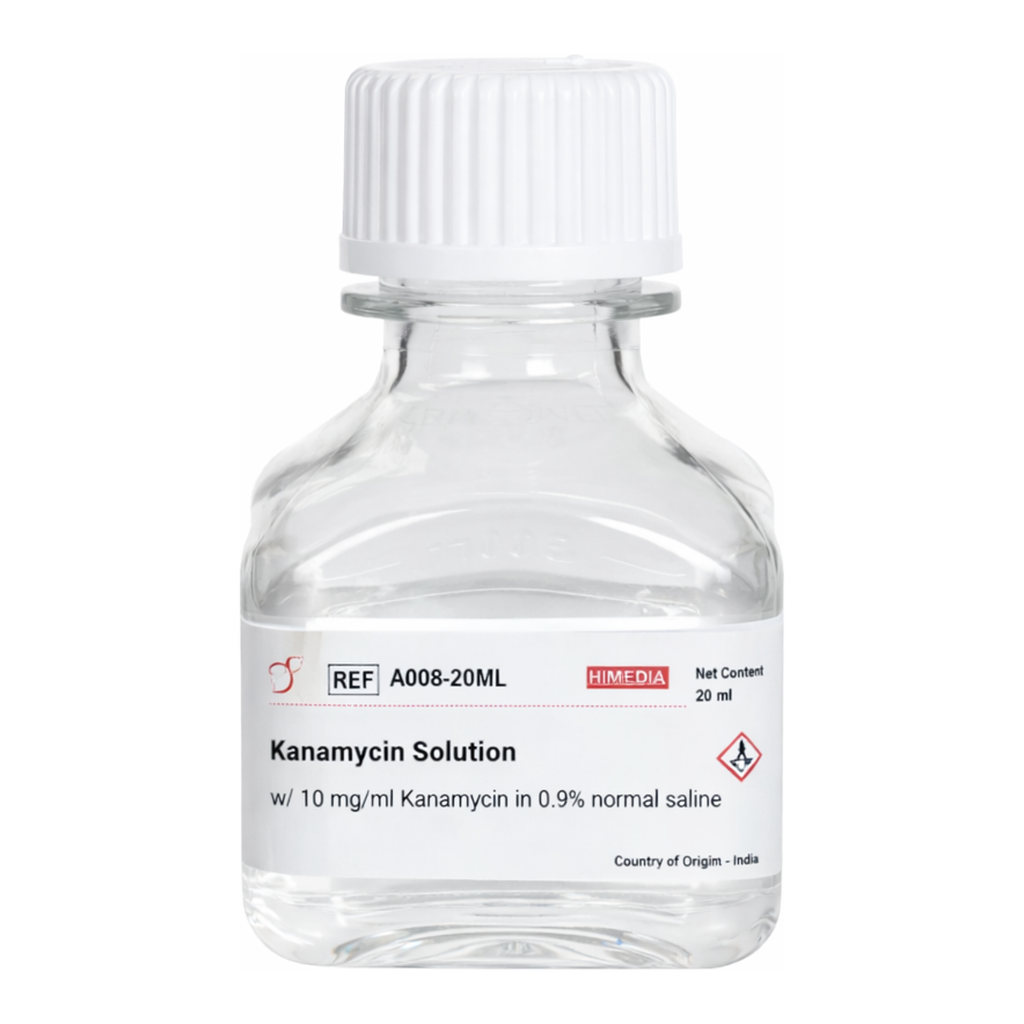 Himedia Kanamycin Solution w/ 10 mg/ml Kanamycin in 0.9% normal saline