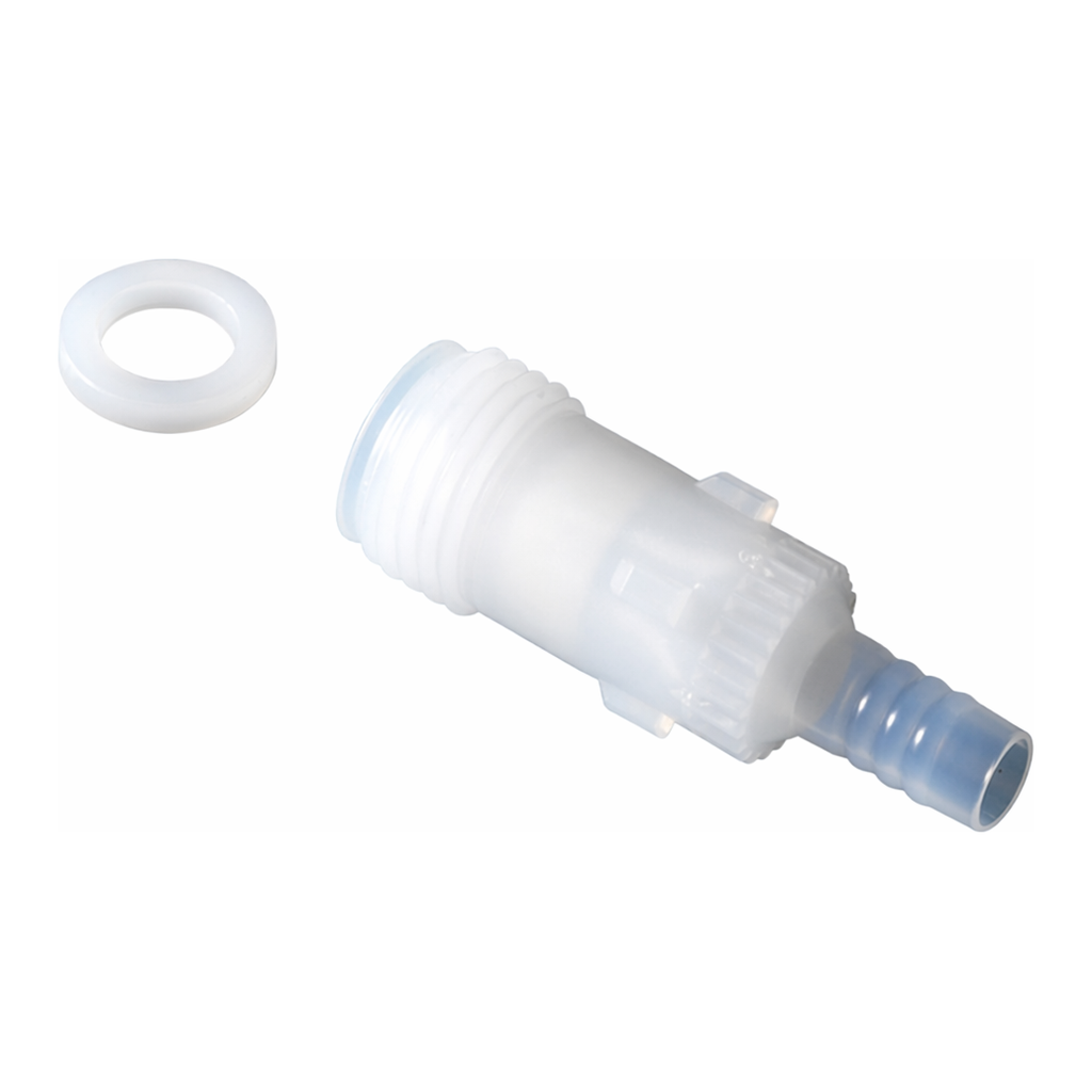 Merck BRAND(R) filling valve with olive-shaped nozzle and sealing ring for Titrette(R)