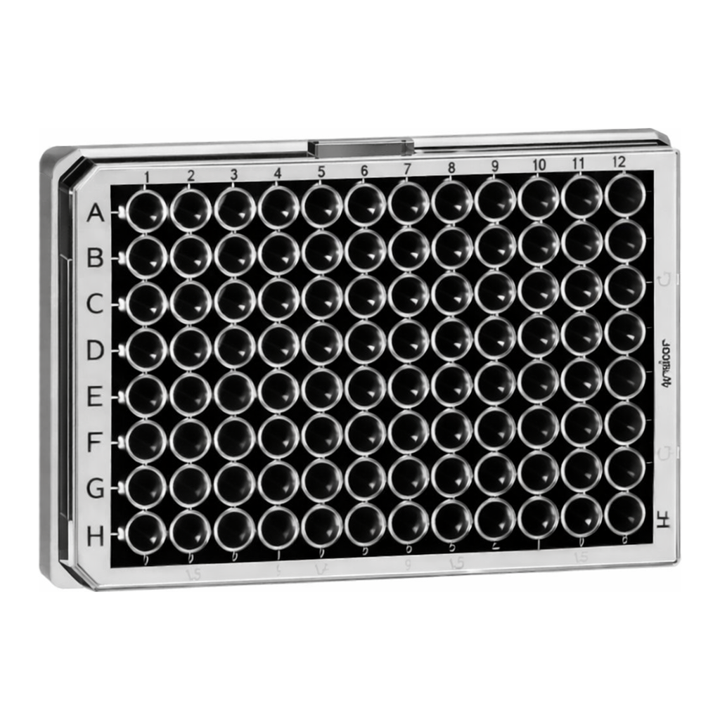Greiner Bio One MICROPLATE, 96 WELL, PP, F-BOTTOM (CHIMNEY WELL)BLACK, 10 PCS./BAG