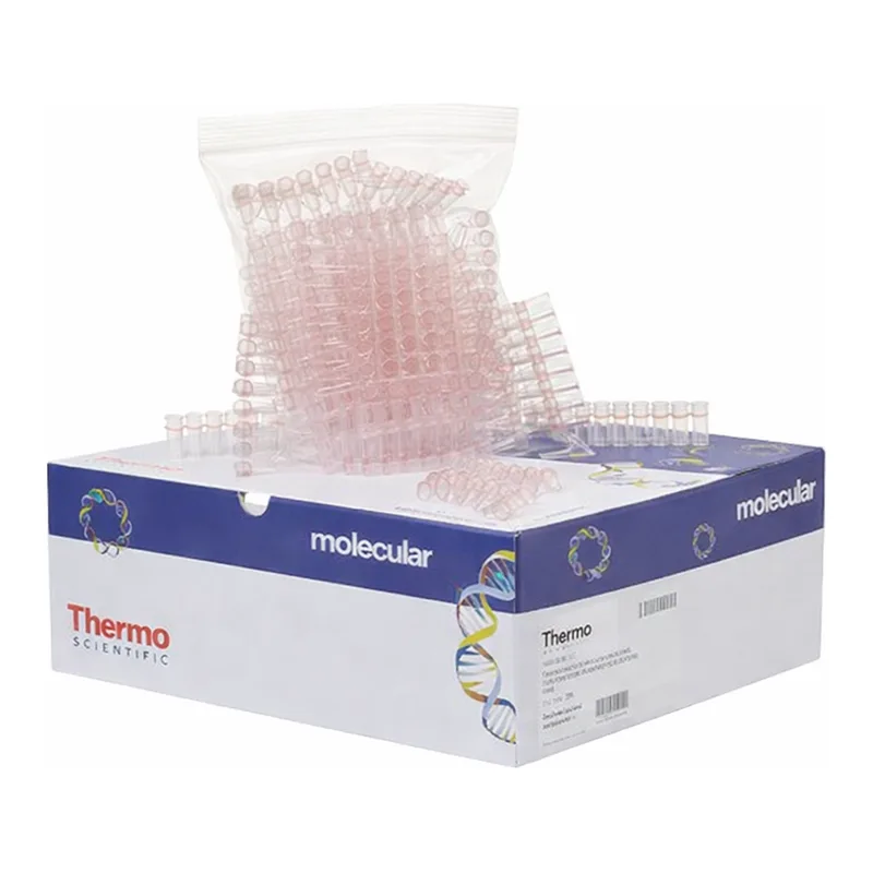 Thermo Fisher Scientific Tubes, strips of 8, red