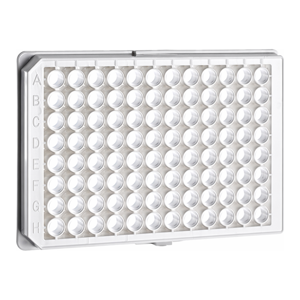 Greiner Bio One CELL CULTURE MICROPLATE, 96 WELL, PS, F-BOTTOM(CHIMNEY WELL), WHITE, CELLSTAR® TC, LID WITH CONDENSATION RINGS, STERILE, 8 PCS./BAG