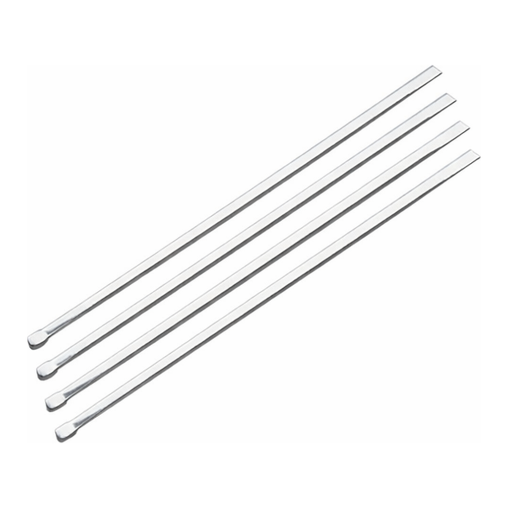 AS ONE LABORAN Spatula 150mm Round Thin 11 Pieces