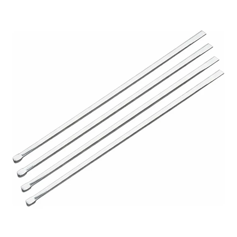 AS ONE LABORAN Spatula 150mm Round Thin 11 Pieces