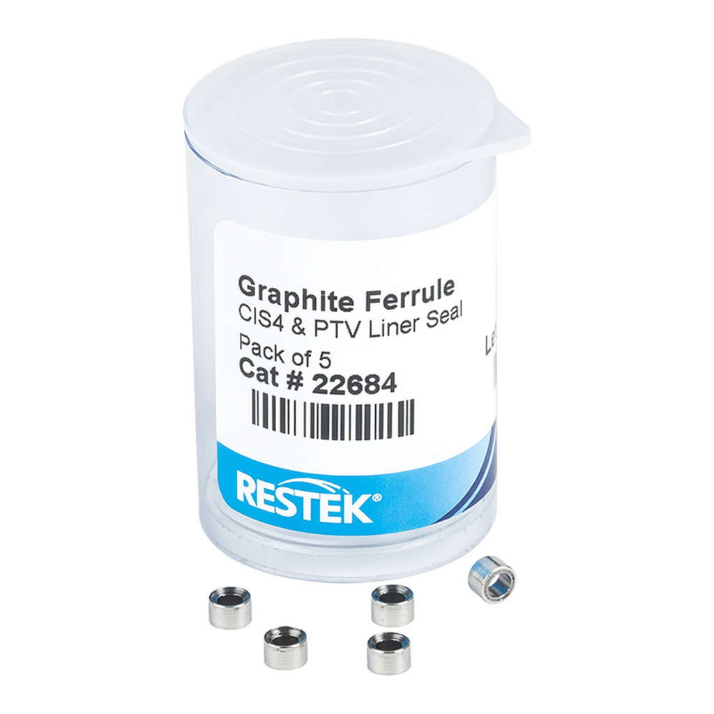 Restek Ferrule, Graphite, CIS4 and PTV Liner Seal 5pk