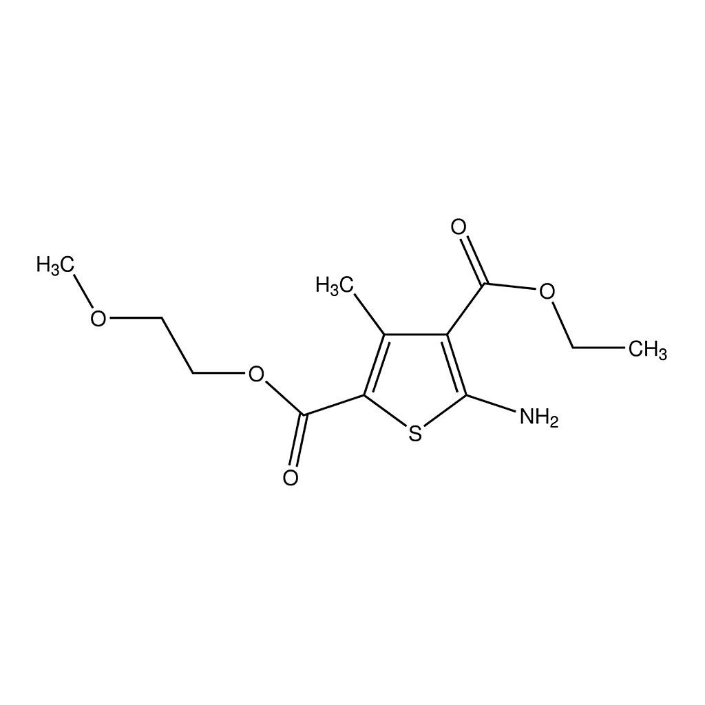 Merck 4-Ethyl 2-(2-methoxyethyl) 5-amino-3-methylthiophene-2,4-dicarboxylate