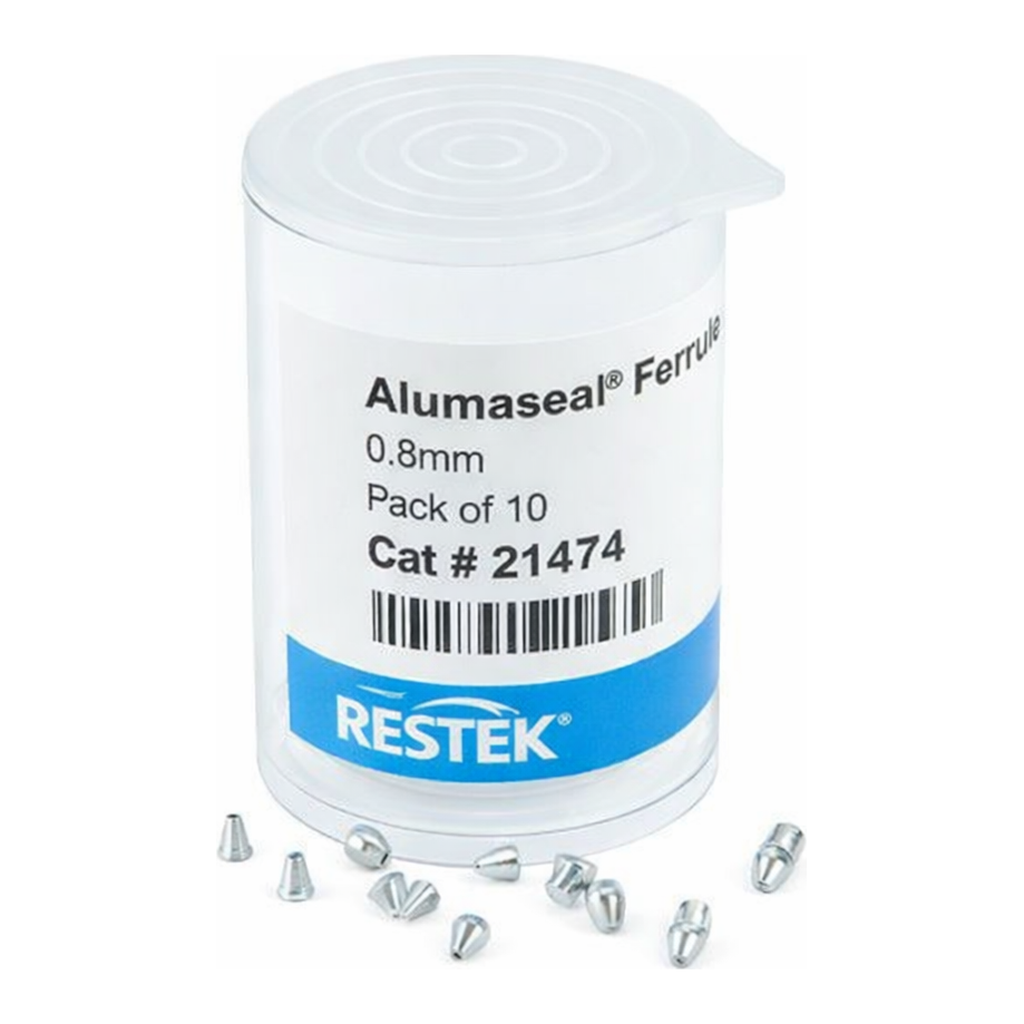 Restek Alumaseal Ferrule, 0.8mm, 10pk