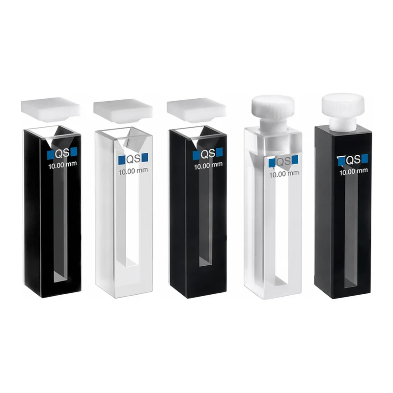 Daihan Science Semi-micro Cells, Quartz & Glass, 1.0 ~ 1.4㎖with PTFE Lid or Stopper