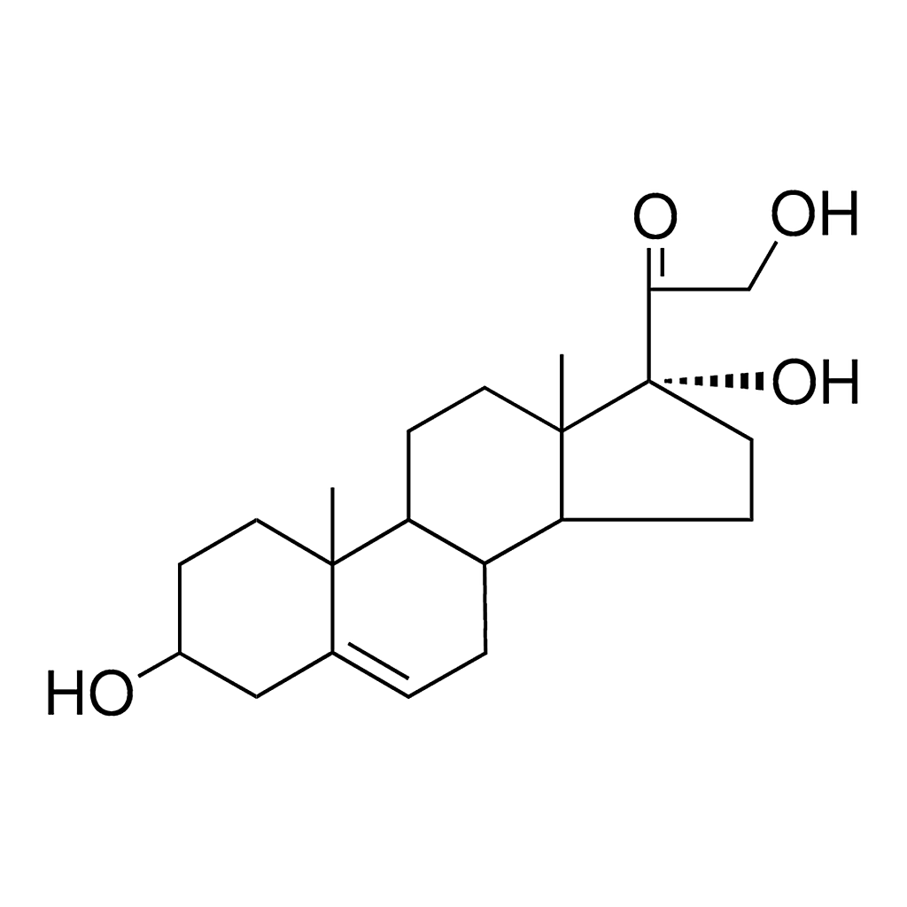 Merck 3-BETA,17-ALPHA,21-TRIHYDROXYP - 1 MG&
