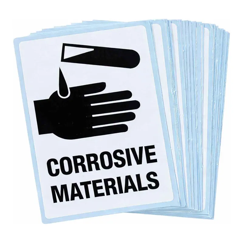 Brady Labels Hazard Identity Corrosive