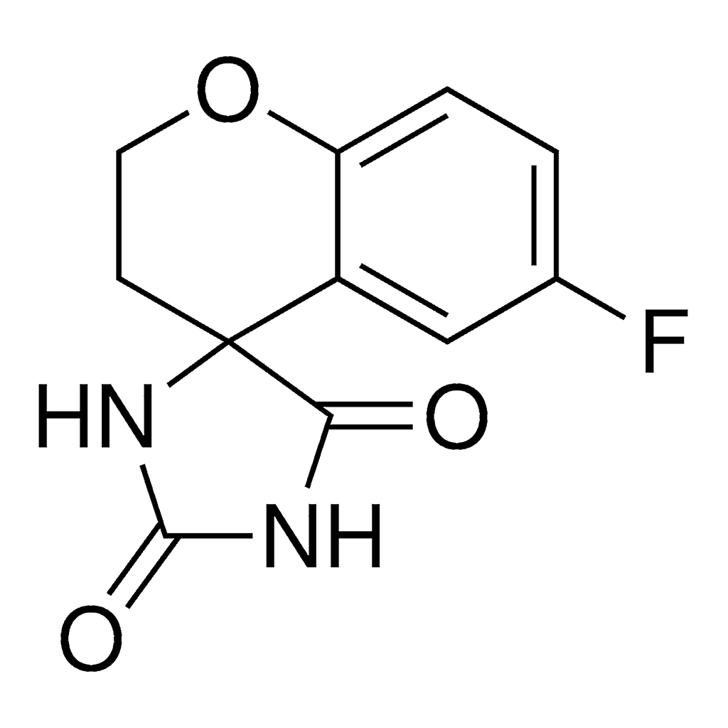 Merck 6-fluoro-4-chromanone hydantoin