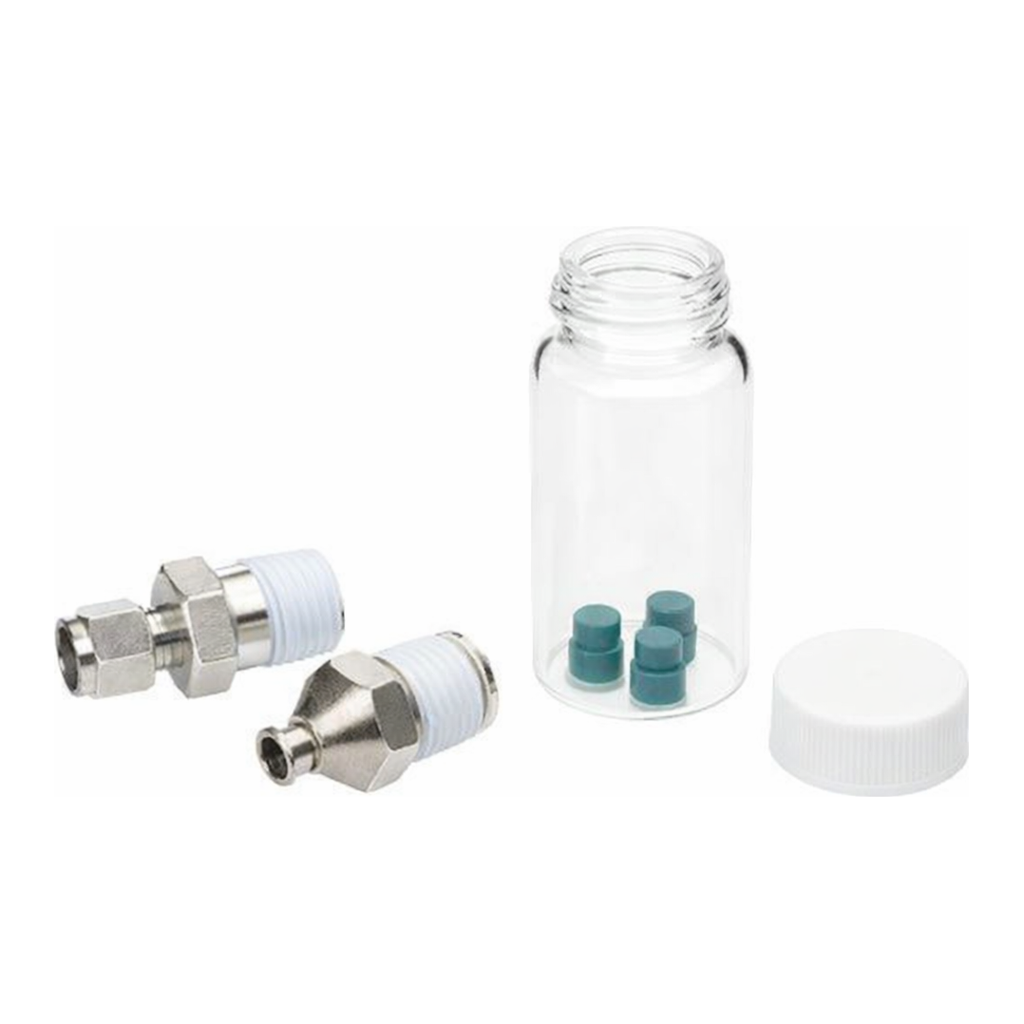 Restek Syringe Adapter Kit, For use with VOC single stage regulators