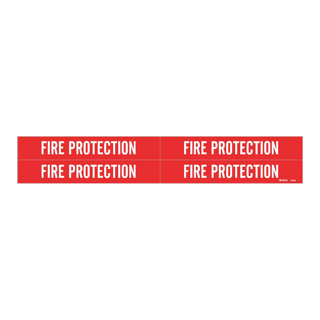 Brady FIRE PROTECTION Pipe Marker