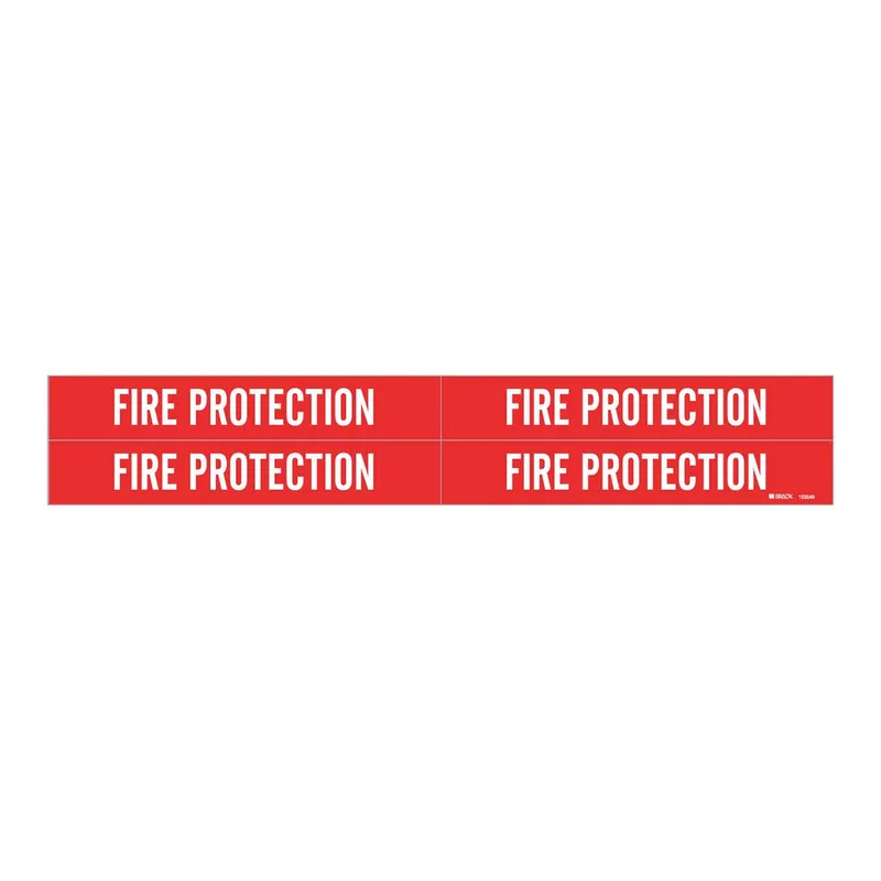 Brady FIRE PROTECTION Pipe Marker