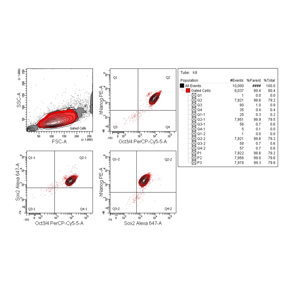 BD Human Pluripotent Stem Cell Transcription Factor Analysis Kit