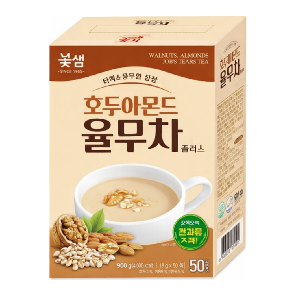OFFICENEX 꽃샘 호두아몬드율무차 플러스(18g*50T)