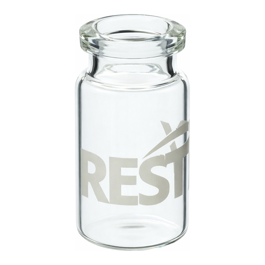 Restek Vials, Headspace, 6ml Clear Flat Bottom, 100-pk.