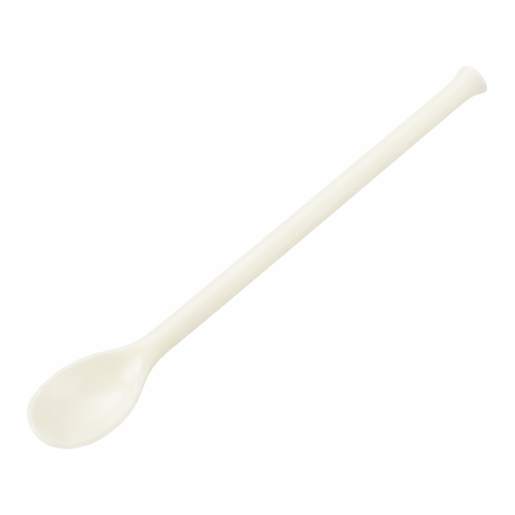 AS ONE LABORAN White Plastics Spoon Small 10 + 1 Pcs