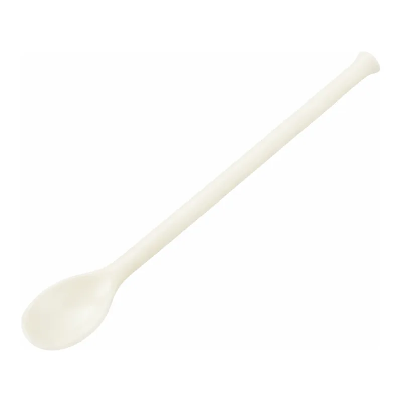 AS ONE LABORAN White Plastics Spoon Small 10 + 1 Pcs