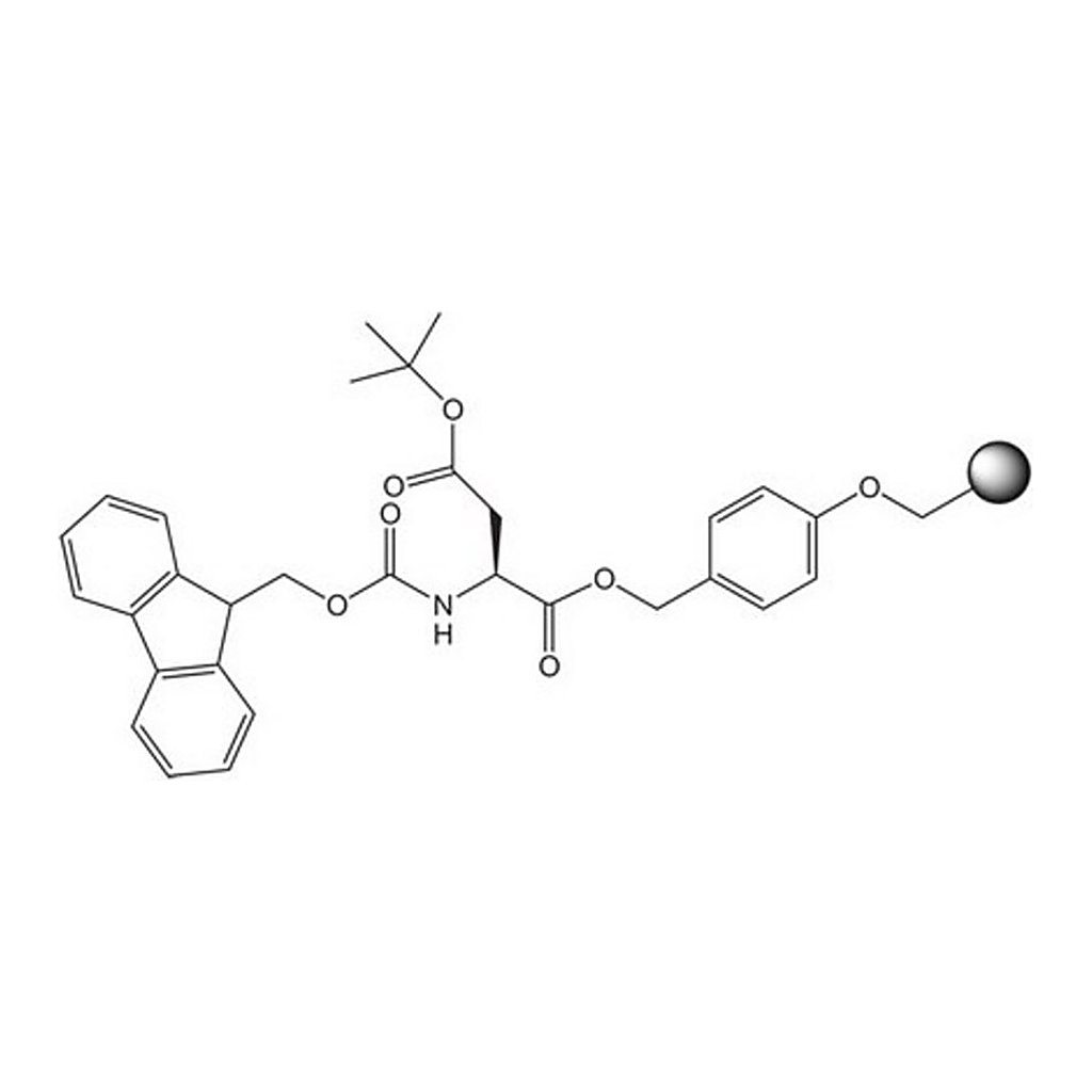 Merck Fmoc-Asp(OtBu)-Wang resin LL 100-200