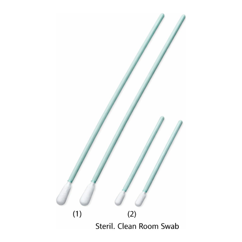 Daihan Science Sterile Clean Room Swab, Polyesther-Tip, with PP-Handle, L70 & 163.3mm, 크린룸용 멸균