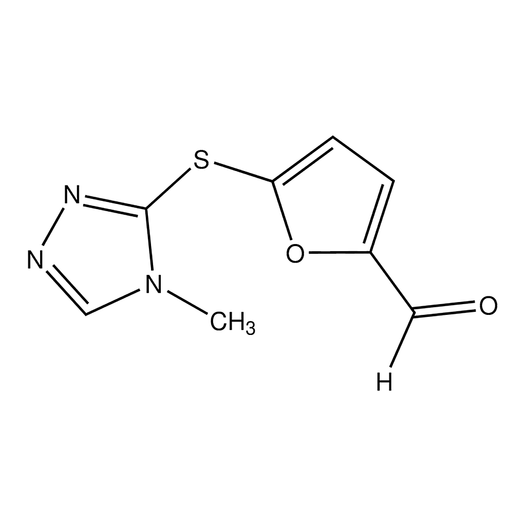 Merck 5-[(4-Methyl-4H-1,2,4-triazol-3-yl)thio]-2-furaldehyde