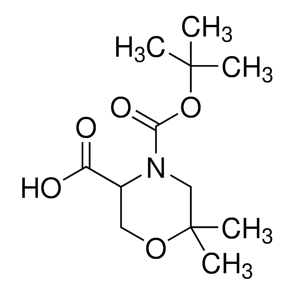 Merck 4-Boc-6,6-dimethyl-morpholine-3-carboxylic acid