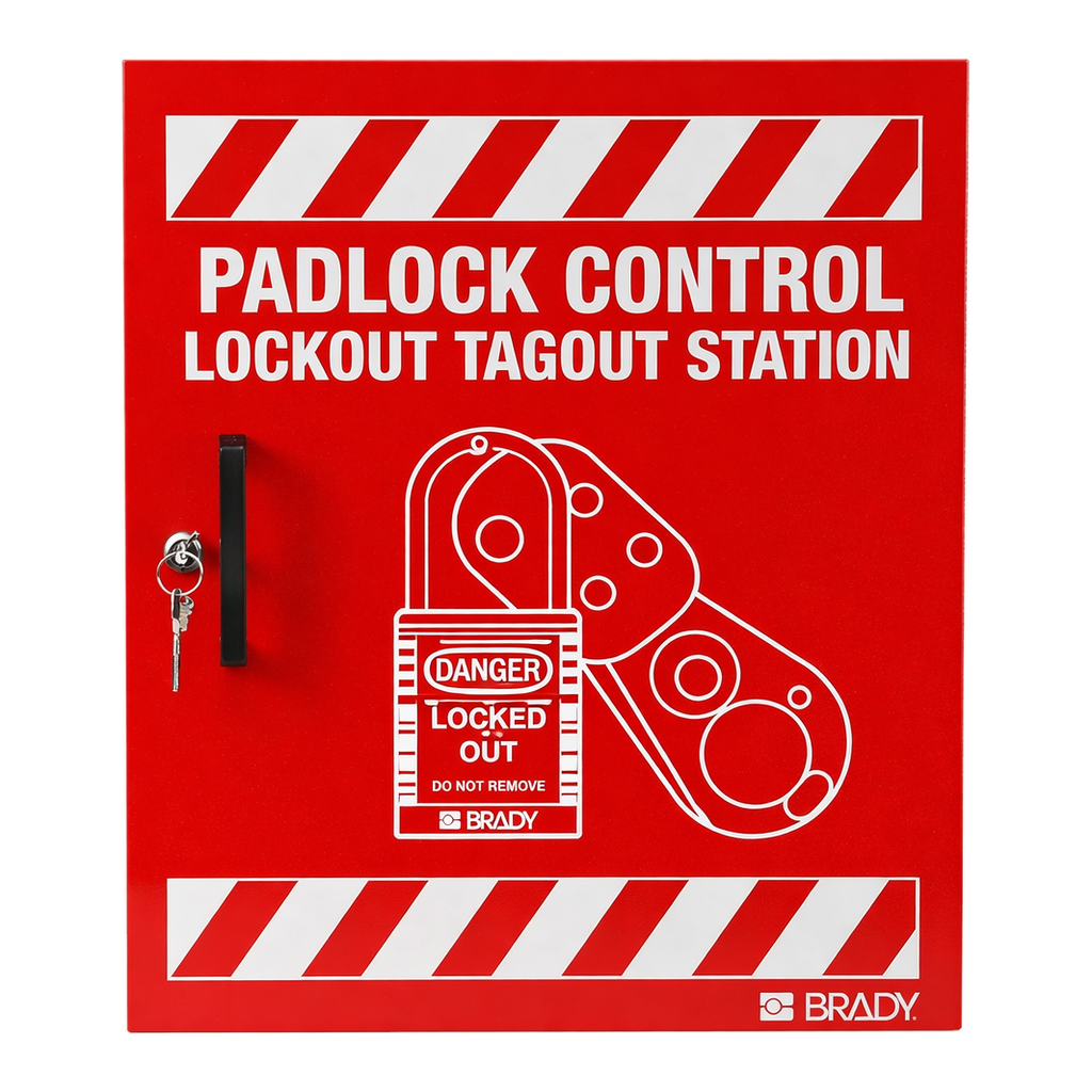 Brady Large Steel Padlock Control Center