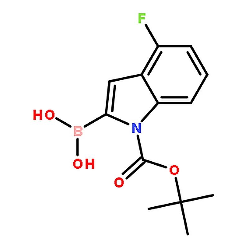 RHAWN (1-(tert-Butoxycarbonyl)-4-fluoro-1H-indol-2-yl)boronic acid