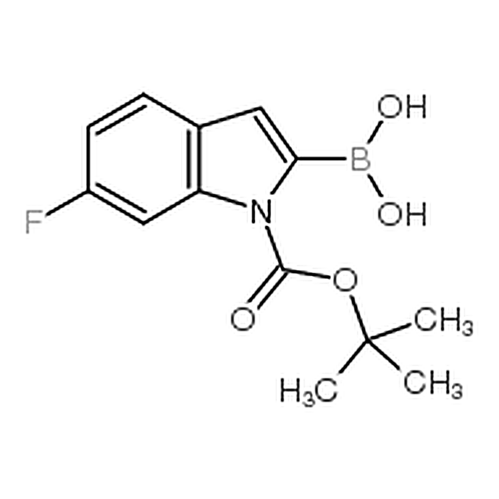 RHAWN (1-(tert-Butoxycarbonyl)-6-fluoro-1H-indol-2-yl)boronic acid
