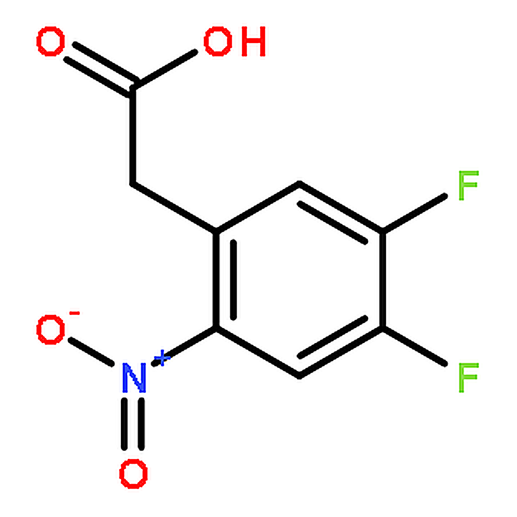 RHAWN 2-(4,5-Difluoro-2-nitrophenyl)acetic acid