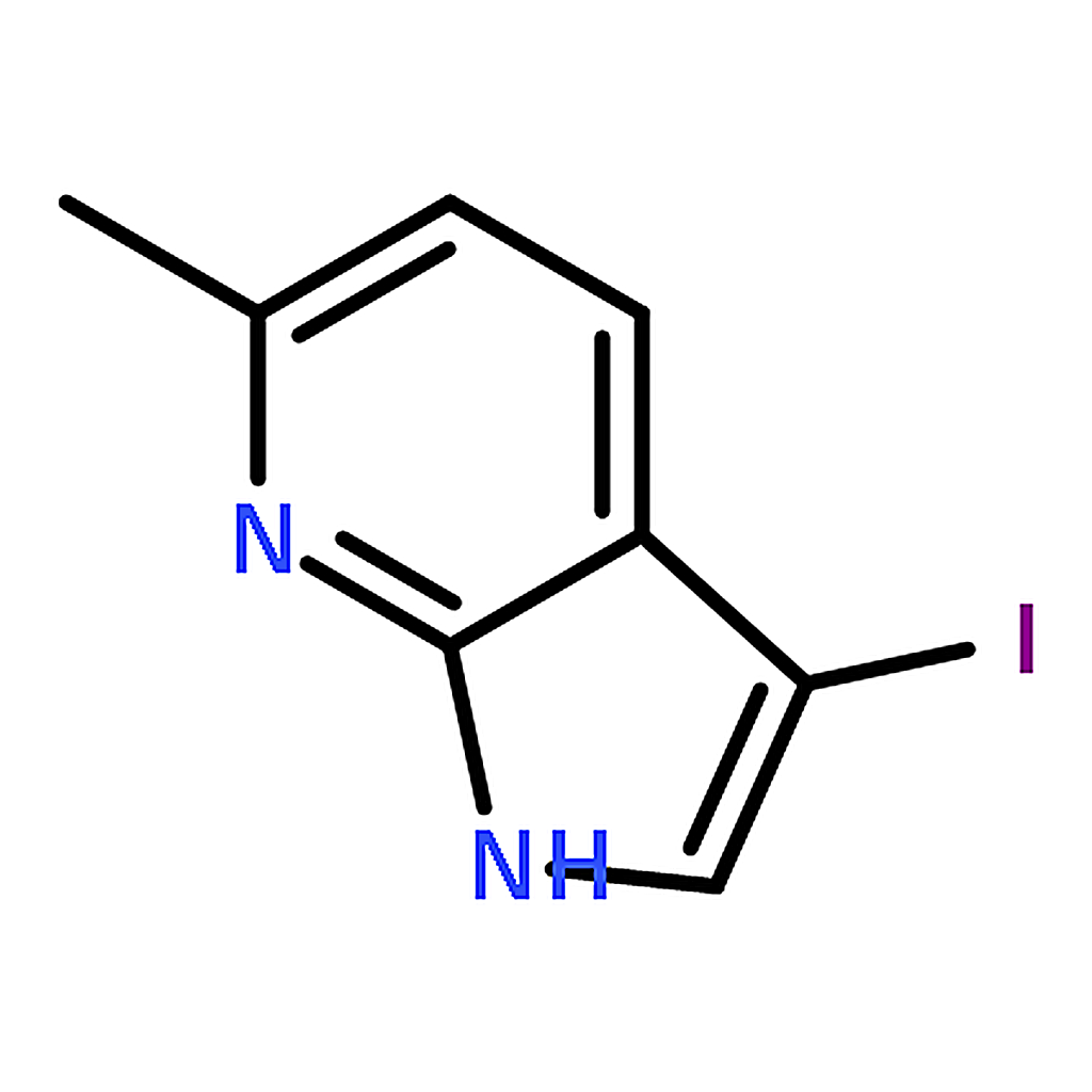 RHAWN 3-Iodo-6-methyl-1H-pyrrolo[2，3-b]pyridine