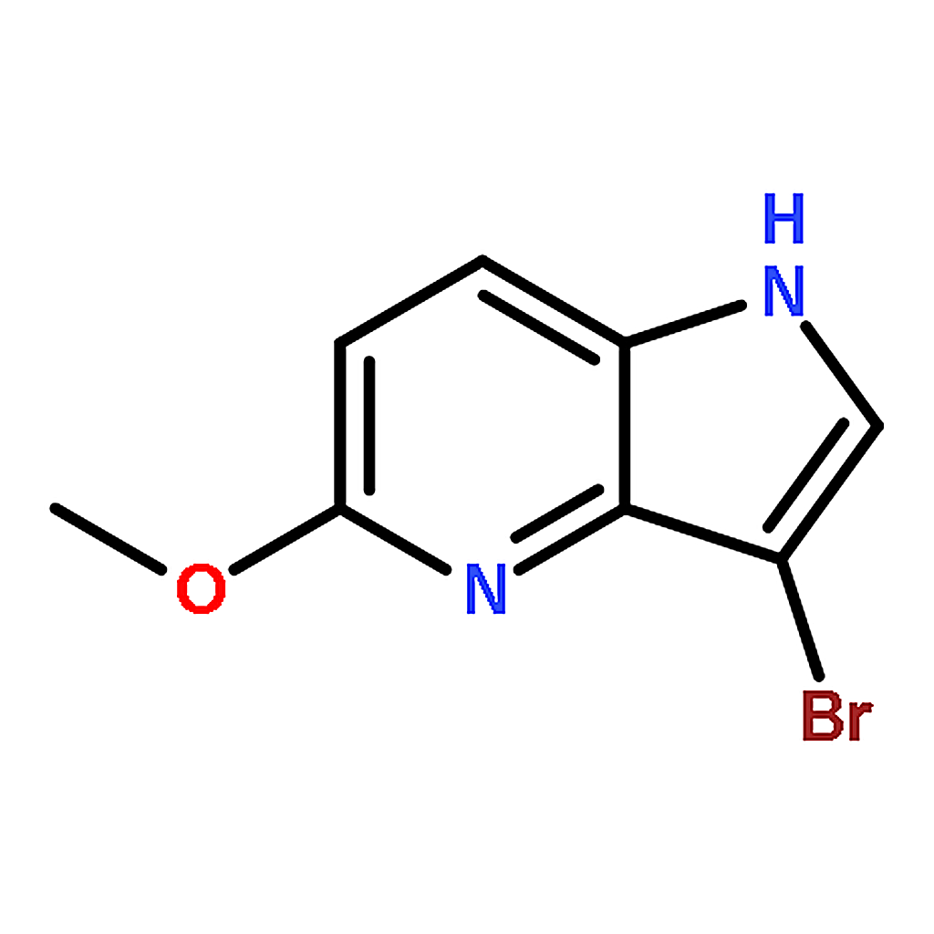 RHAWN 3-Bromo-5-methoxy-1H-pyrrolo[3,2-b]pyridine