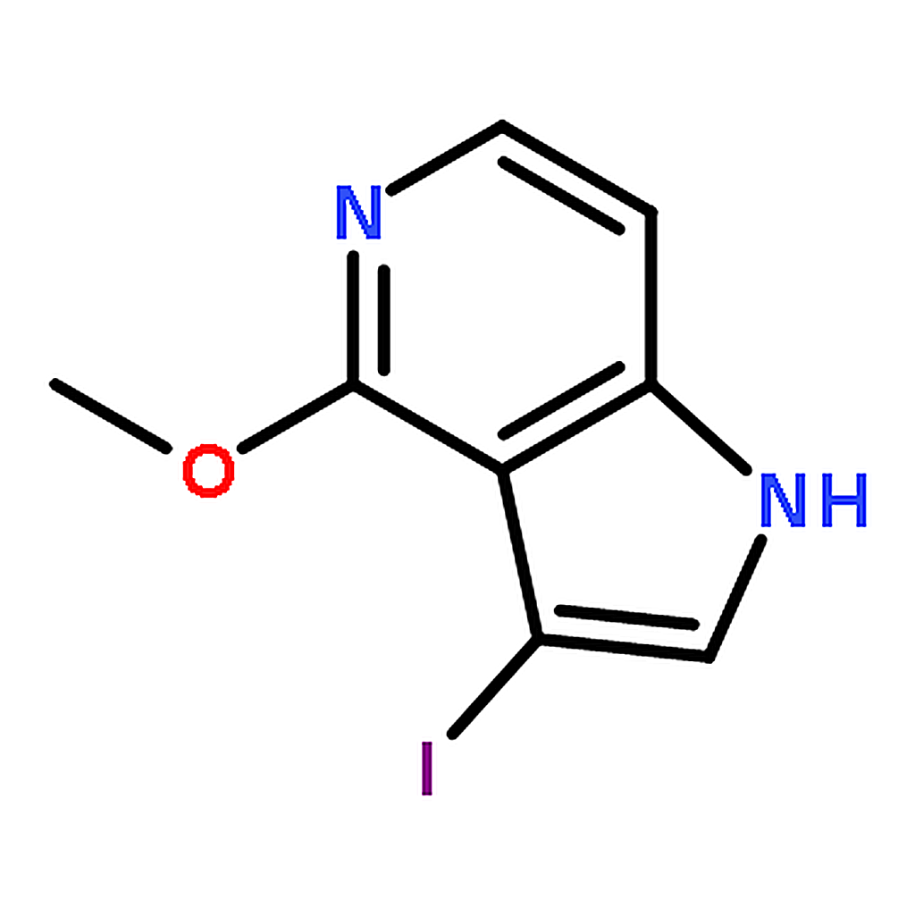 RHAWN 3-Iodo-4-methoxy-1H-pyrrolo[3,2-c]pyridine
