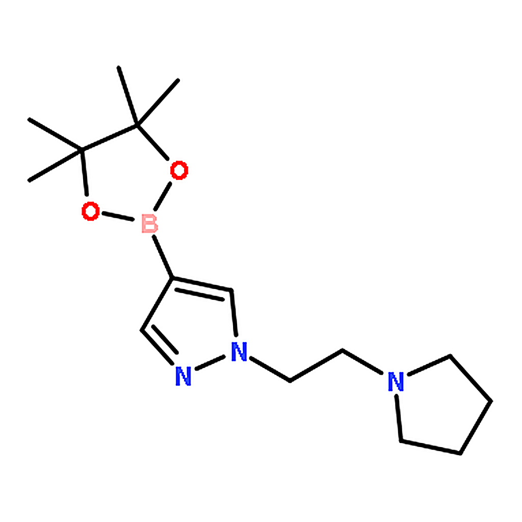 RHAWN 1-(2-(Pyrrolidin-1-yl)ethyl)-4-(4，4，5，5-tetramethyl-1，3，2-dioxaborolan-2-yl)-1H-pyrazole