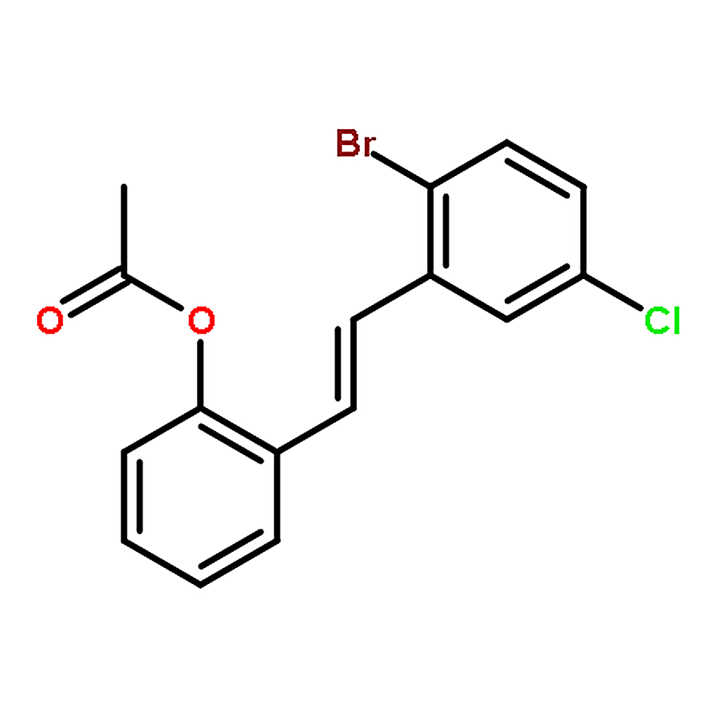 RHAWN (E)-2-Acetoxy-2'-bromo-5'-chlorostilbene