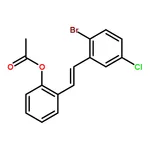RHAWN (E)-2-Acetoxy-2'-bromo-5'-chlorostilbene