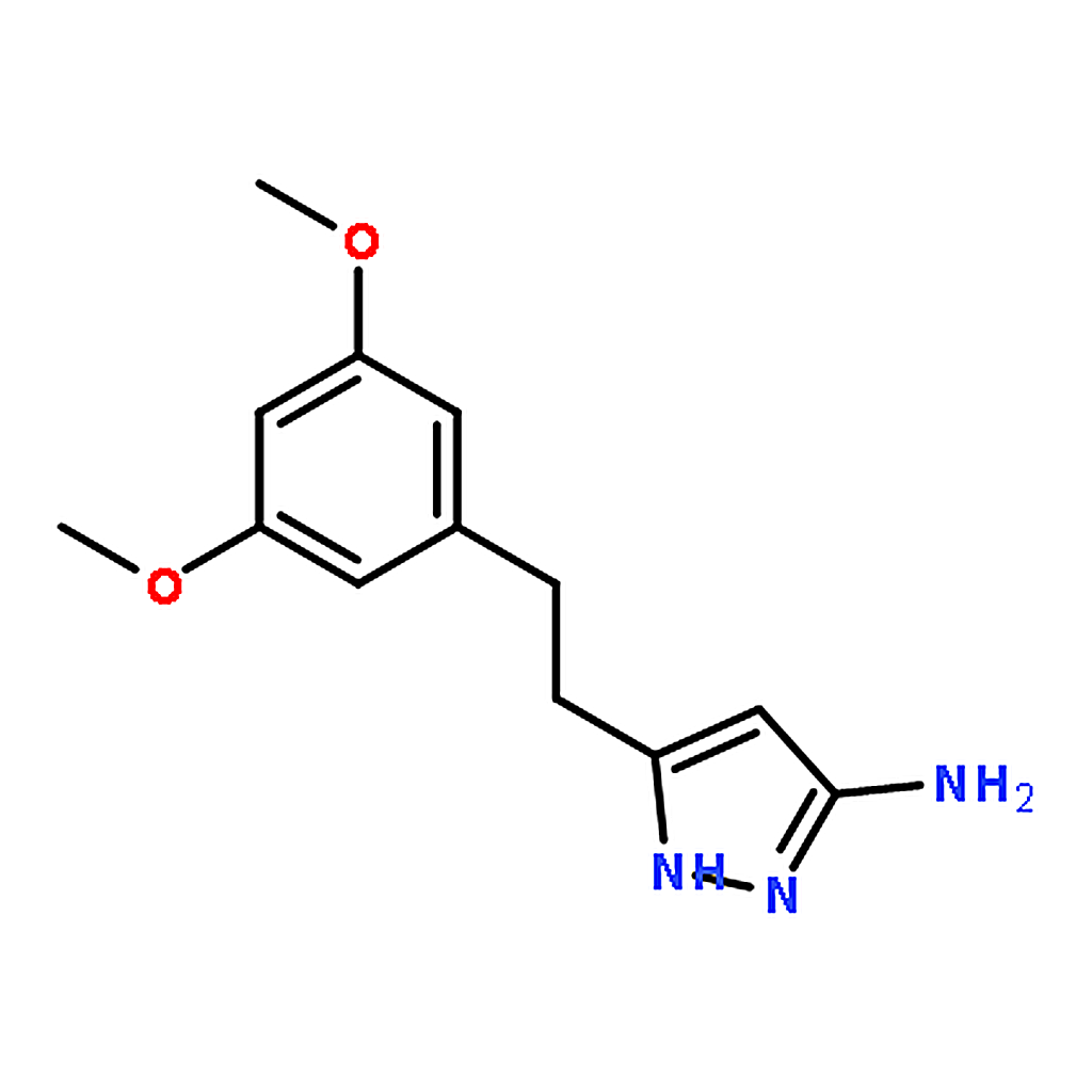 RHAWN 5-(3,5-Dimethoxyphenethyl)-1H-pyrazol-3-amine