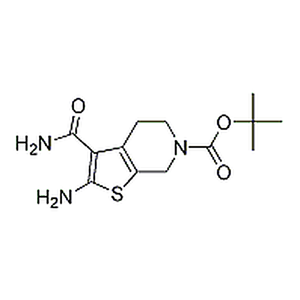RHAWN tert-Butyl 2-amino-3-carbamoyl-4,5-dihydrothieno[2,3-c]pyridine-6(7H)-carboxylate