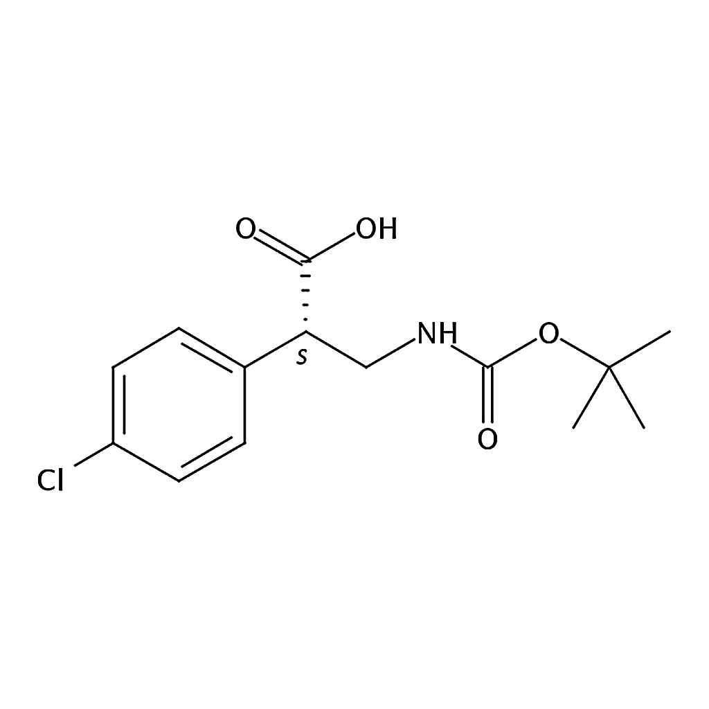 RHAWN (S)-3-((tert-Butoxycarbonyl)amino)-2-(4-chlorophenyl)propanoic acid