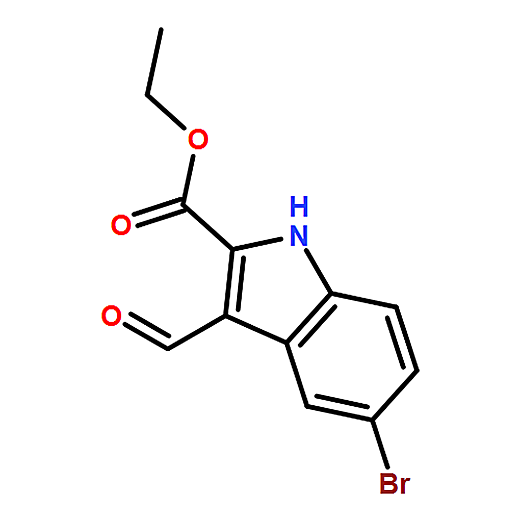 RHAWN Ethyl 5-bromo-3-formyl-1h-indole-2-carboxylate