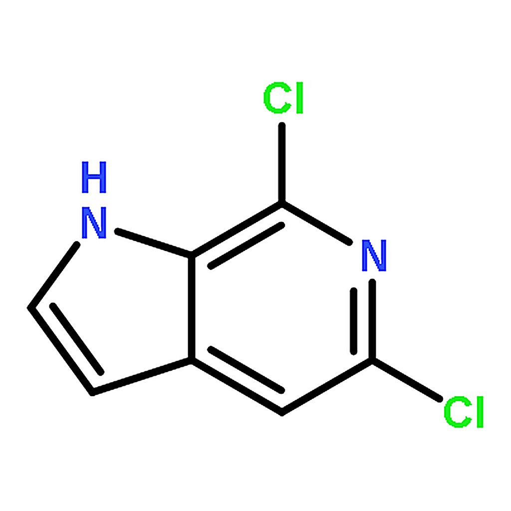 RHAWN 5,7-Dichloro-1H-pyrrolo[2,3-c]pyridine