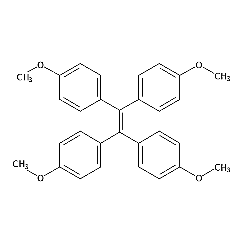 RHAWN 1-methoxy-4-[1,2,2-tris(4-methoxyphenyl)ethenyl]benzene