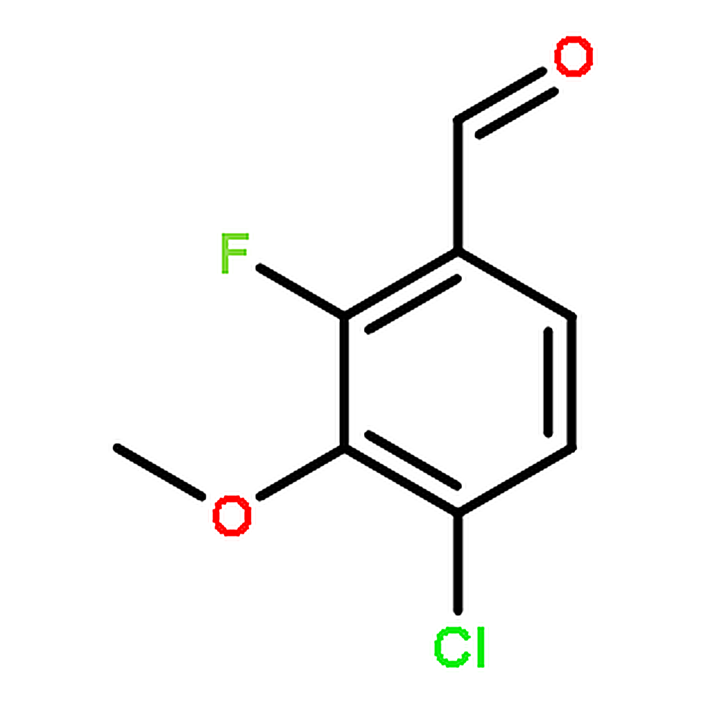 RHAWN 4-chloro-2-fluoro-3-methoxybenzaldehyde