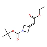 RHAWN 1-(tert-Butoxycarbonyl)-3-(2-ethoxy-2-oxoethylidene)azetidine